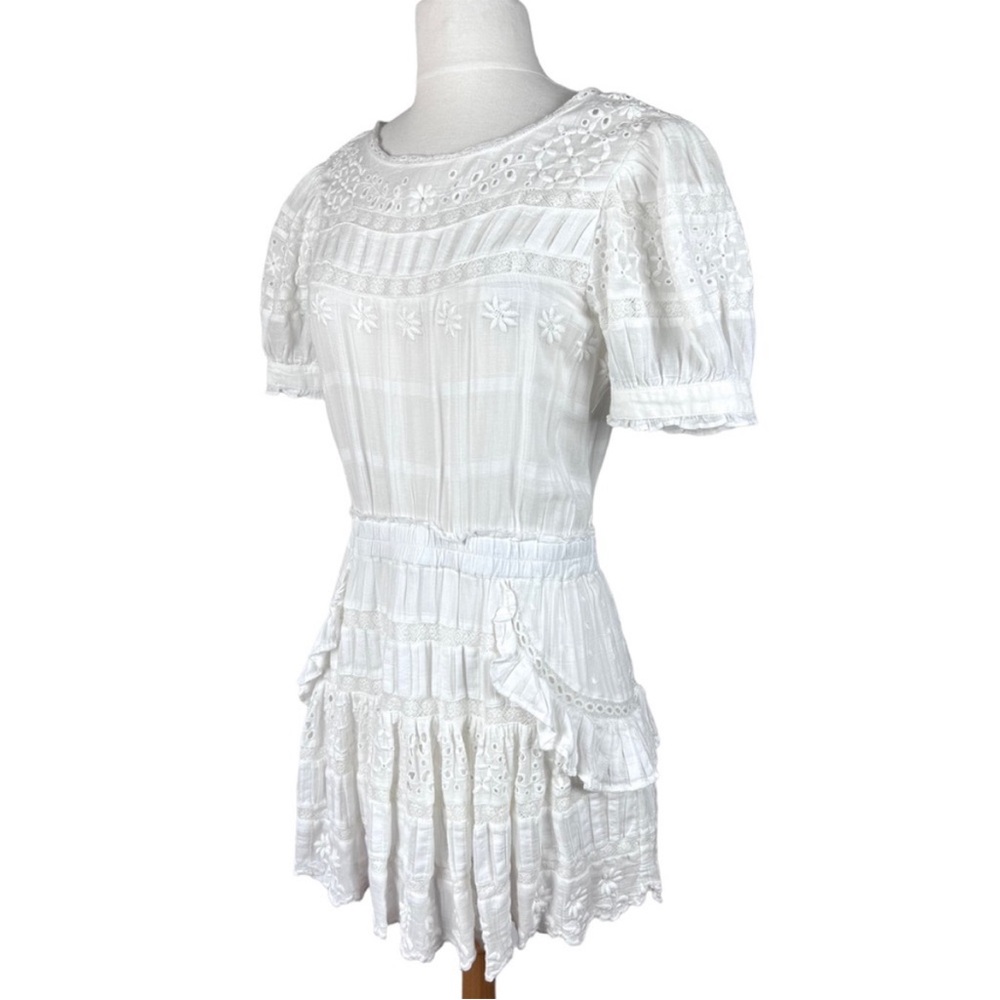 Augustine white mini dress